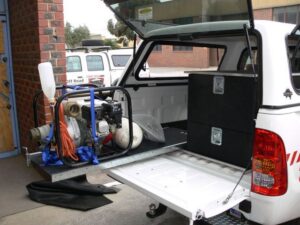 Slides for Vehicle Storage