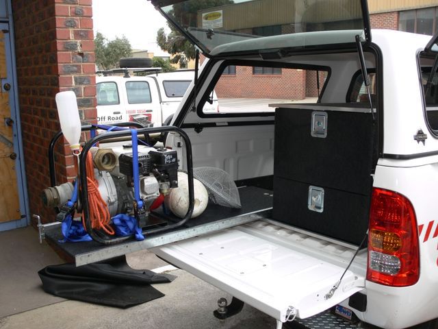 Slides for Vehicle Storage