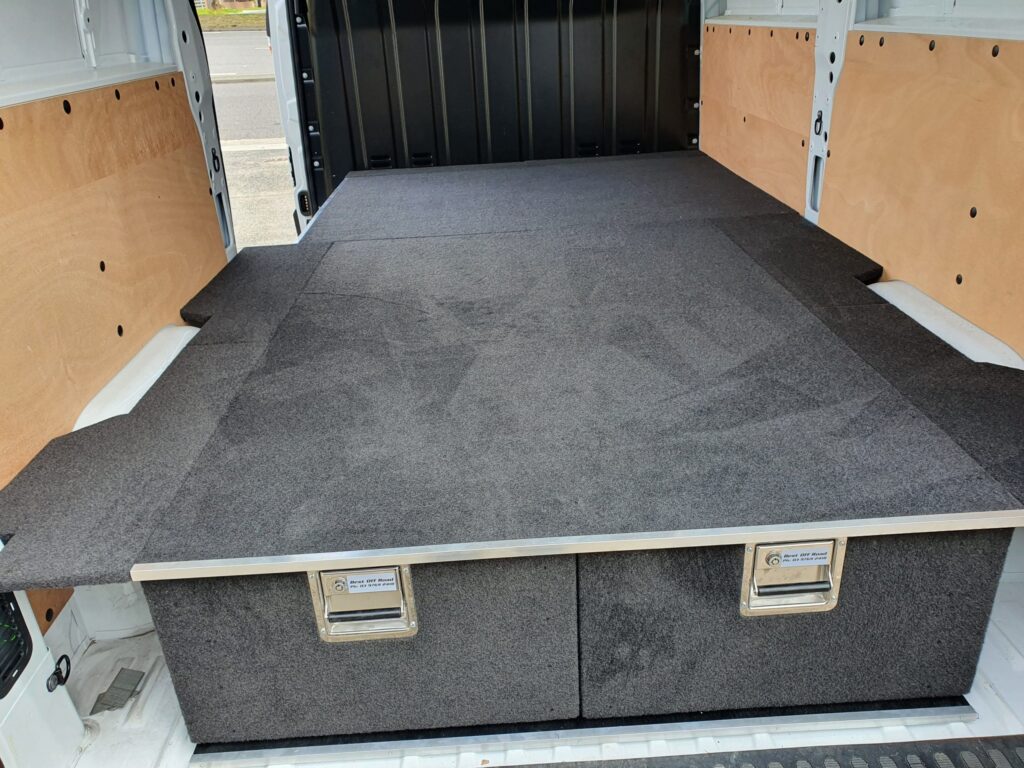 Van 2 rear cargo drawers