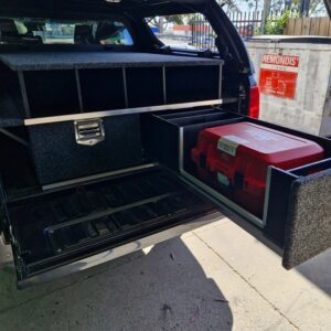 custom slide with fridge for 4WD or ute