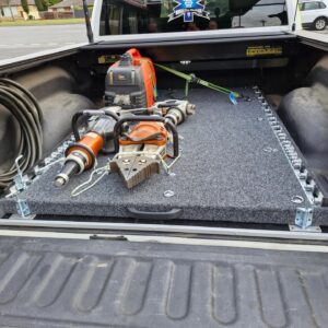 A heavy duty Slide Tray Option for your Ute