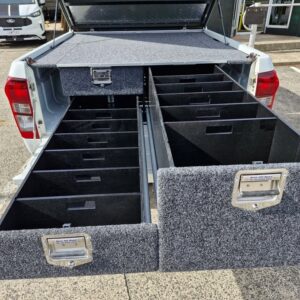 3 drawers slide out system for ute